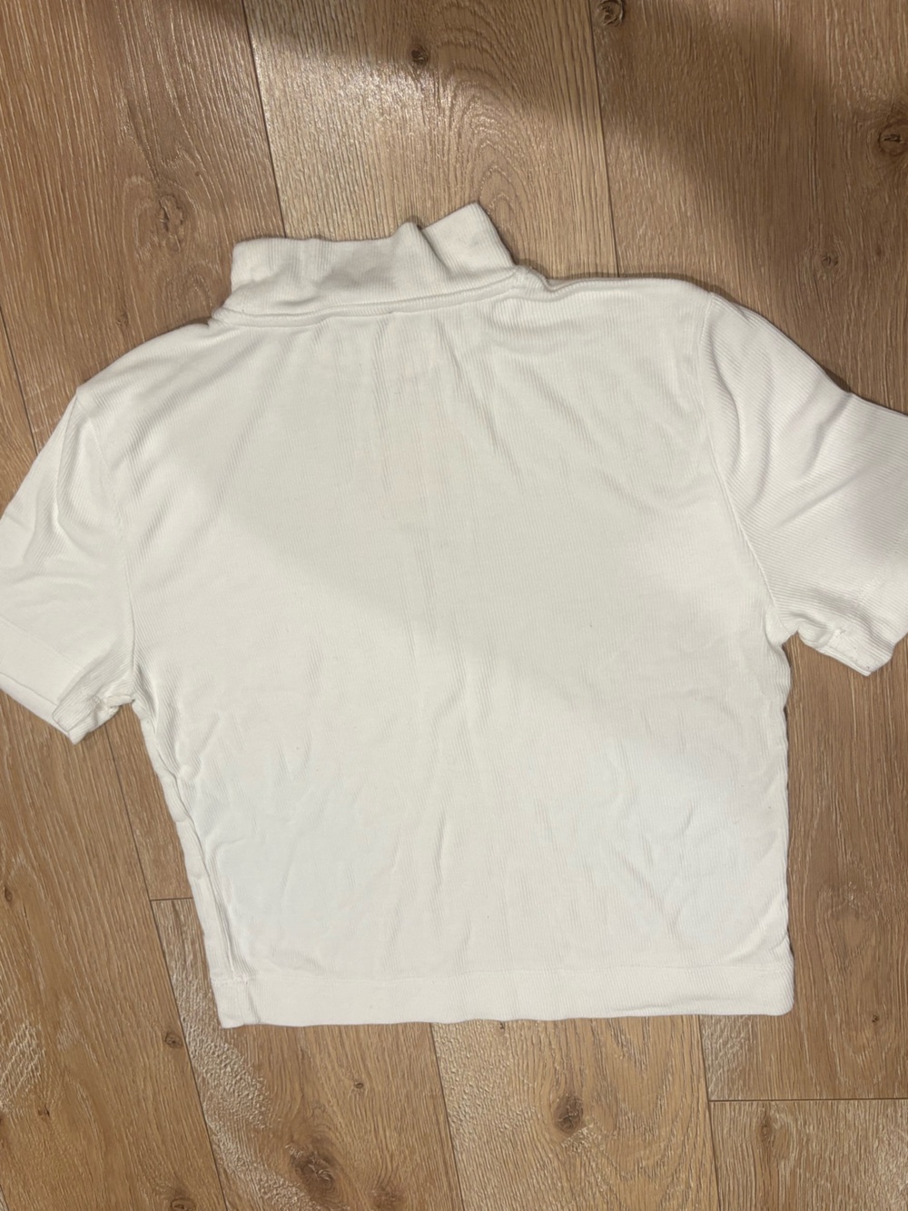 Babaton Cream Short-Sleeve Mock Neck Top - Picture 3 of 3